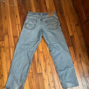 Levi's 550 Relaxed Blue Jeans Classic Denim Style